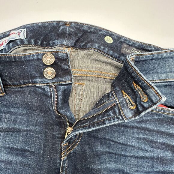 Red Engine Cinder Jeans Women's Size 31 Slim Straight Leg Denim Dark Wash - Picture 3 of 14